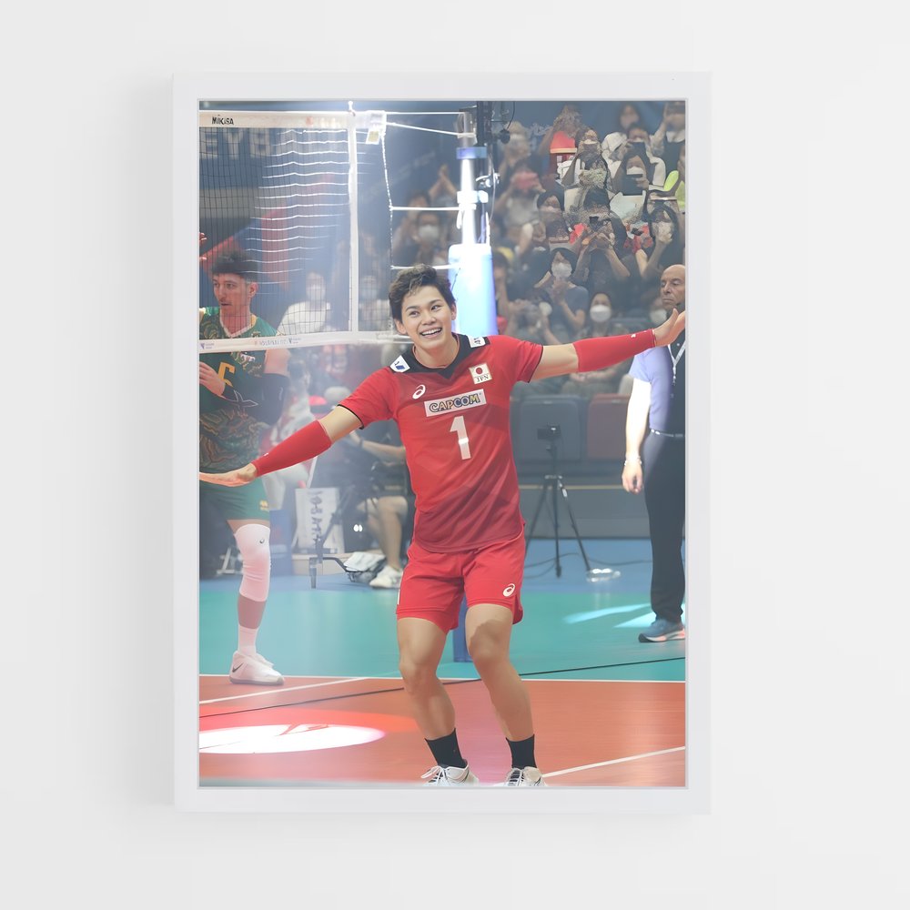 Poster Yuji nishida swinguer – affiche Volleyball (vue 3)